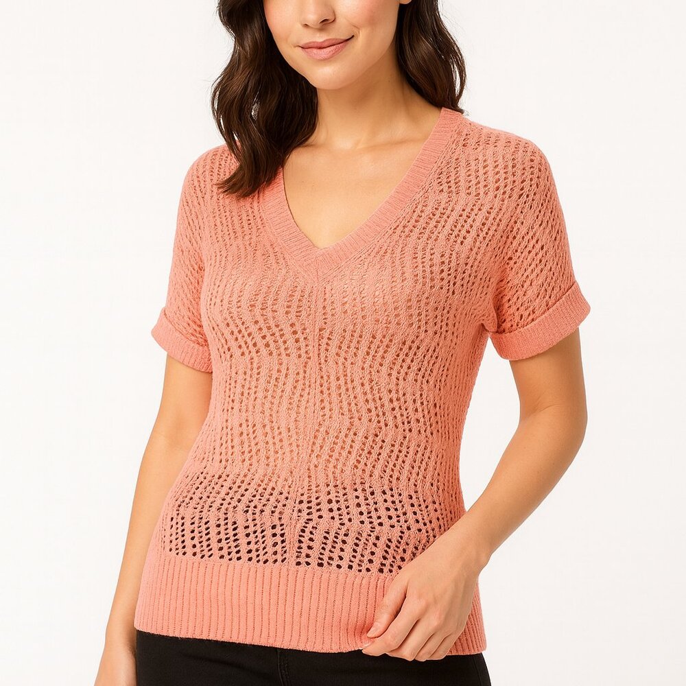 Sonoma‎ knitted light tangerine top